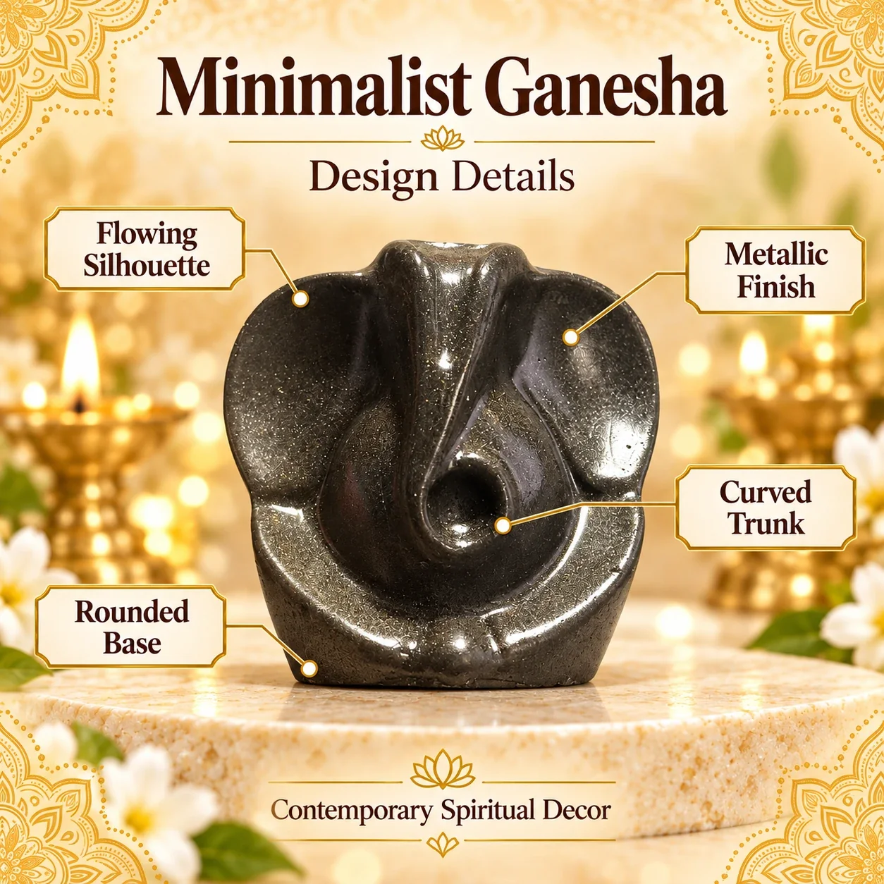 Minimalist Ganesha — buy online at Digveda