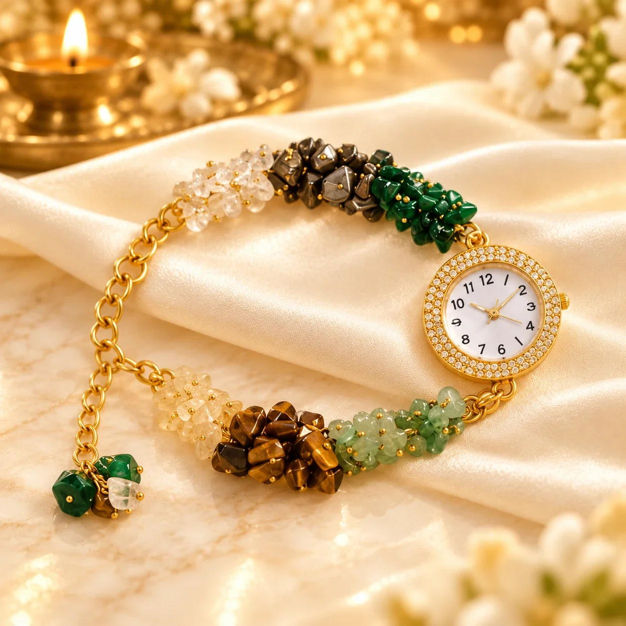 Money Magnet Crystal Chip Watch — buy online at Digveda