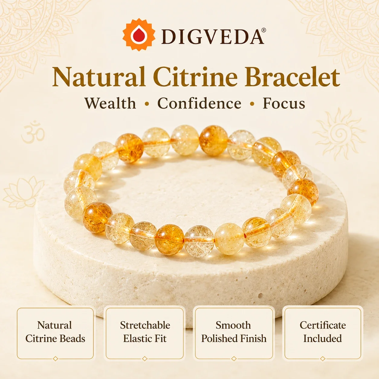 Citrine Bracelet — buy online at Digveda