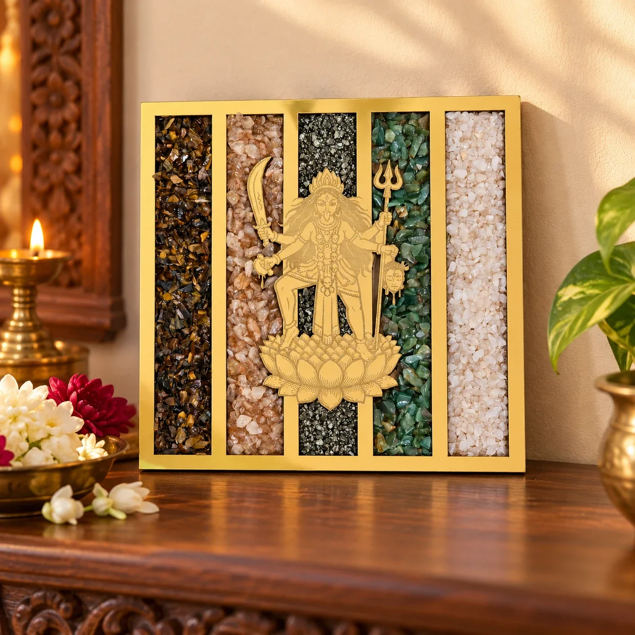 Maa Kali Dhan Yog crystal Frame — buy online at Digveda
