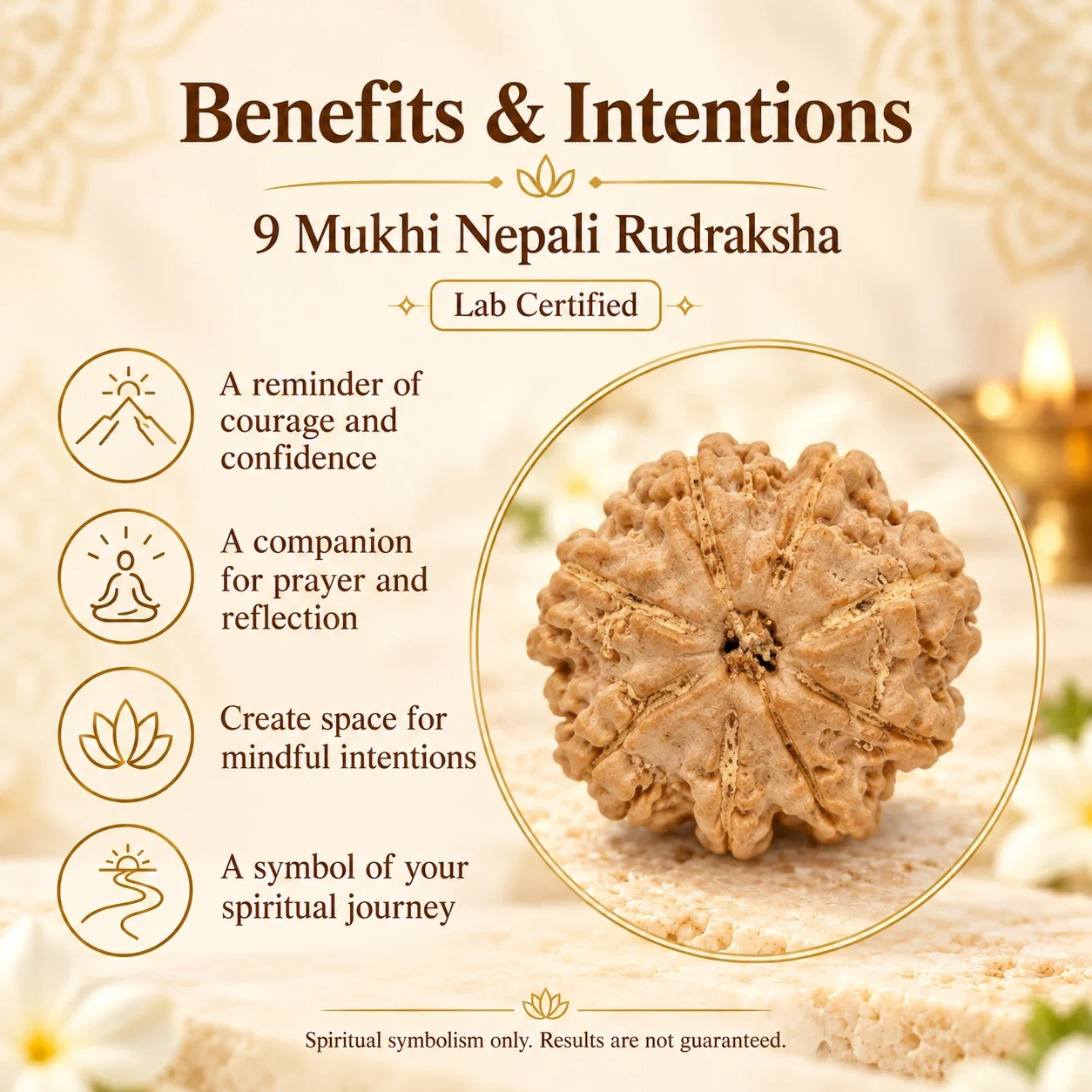 9 Mukhi Nepali Rudraksha — buy online at Digveda