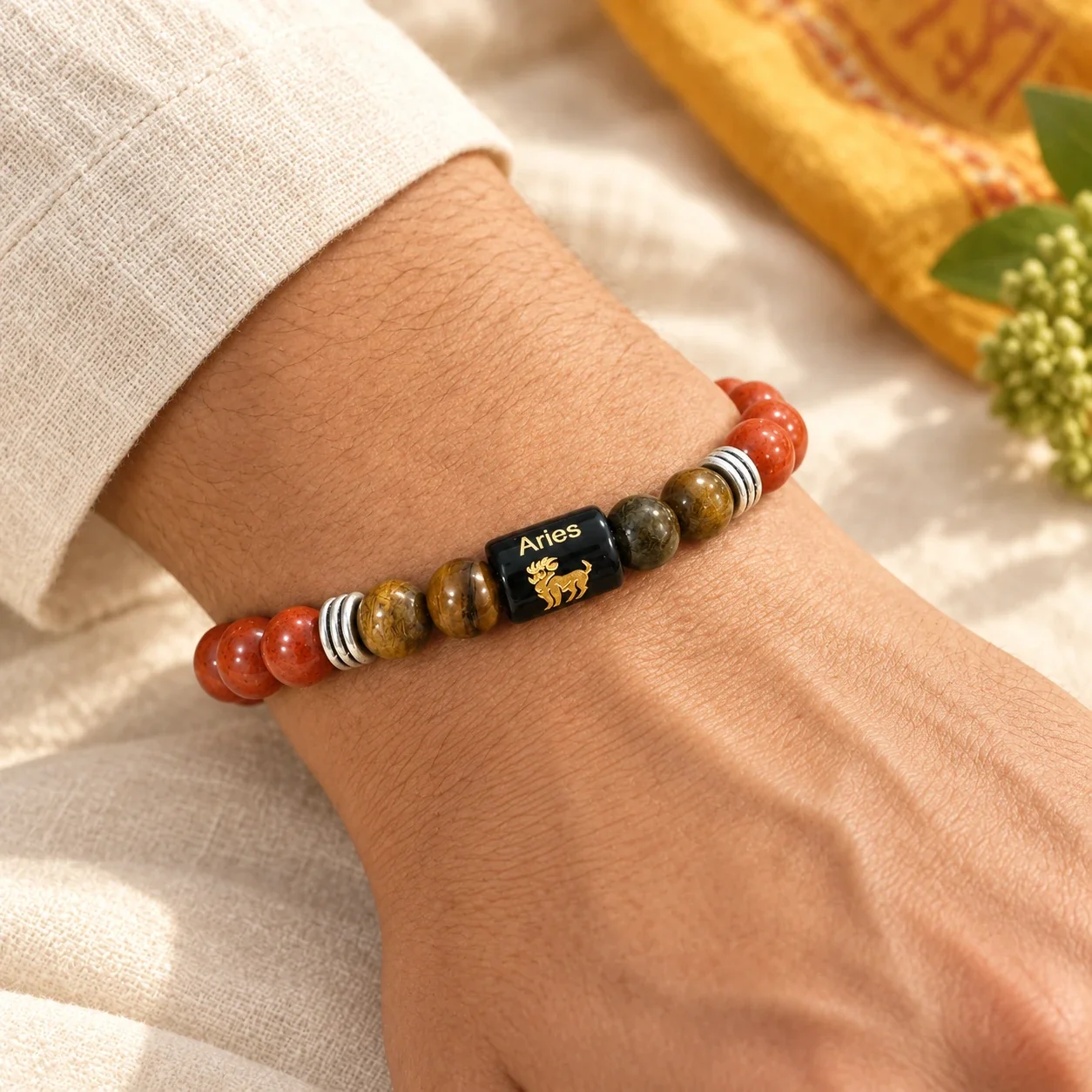 Aries (Mesh Rashi) Zodiac Bracelet — buy online at Digveda