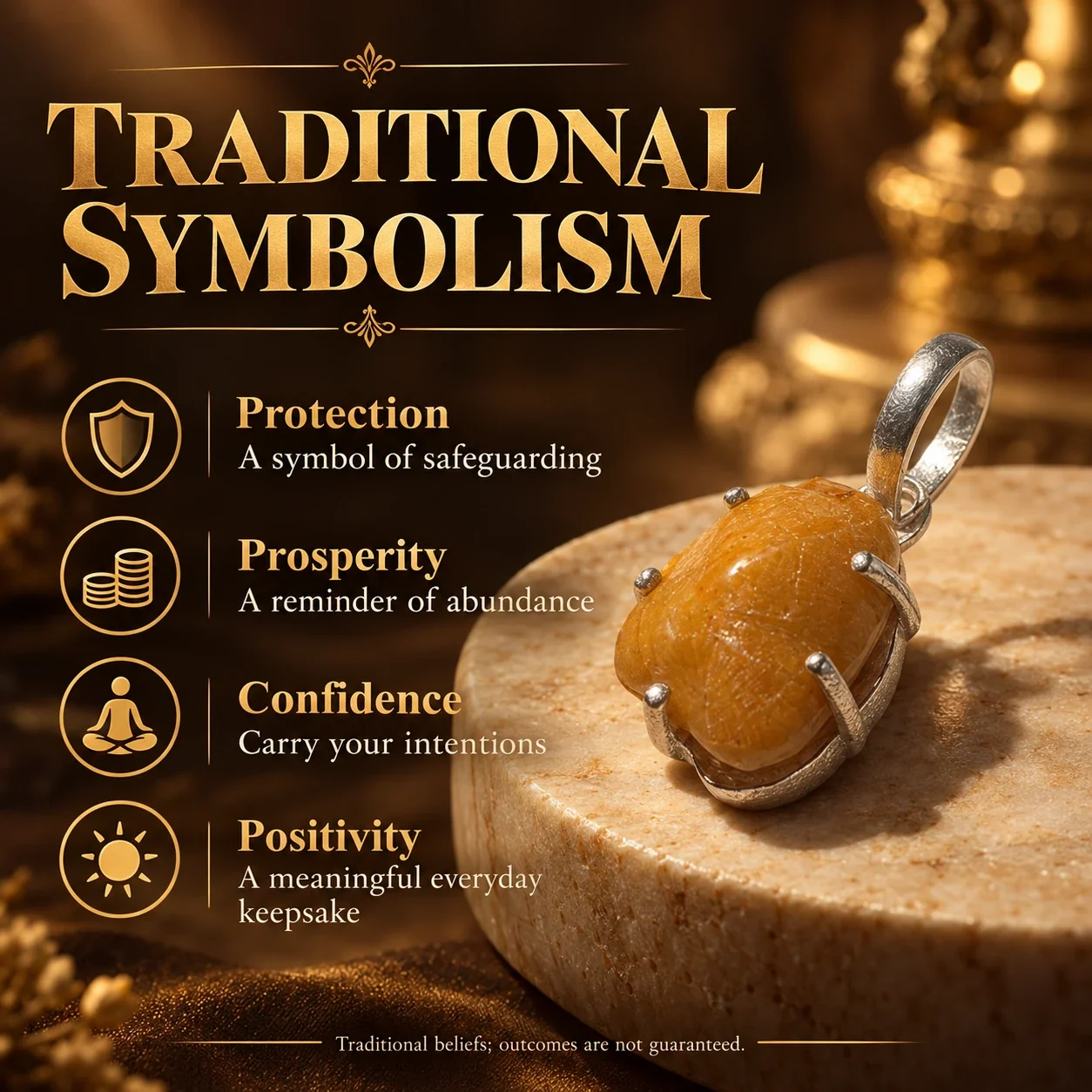 Brown Machh Mani Pendant — buy online at Digveda