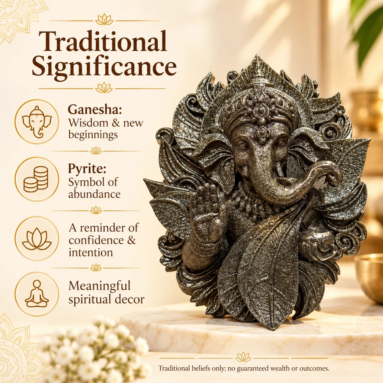 Pyrite Ganesha — buy online at Digveda