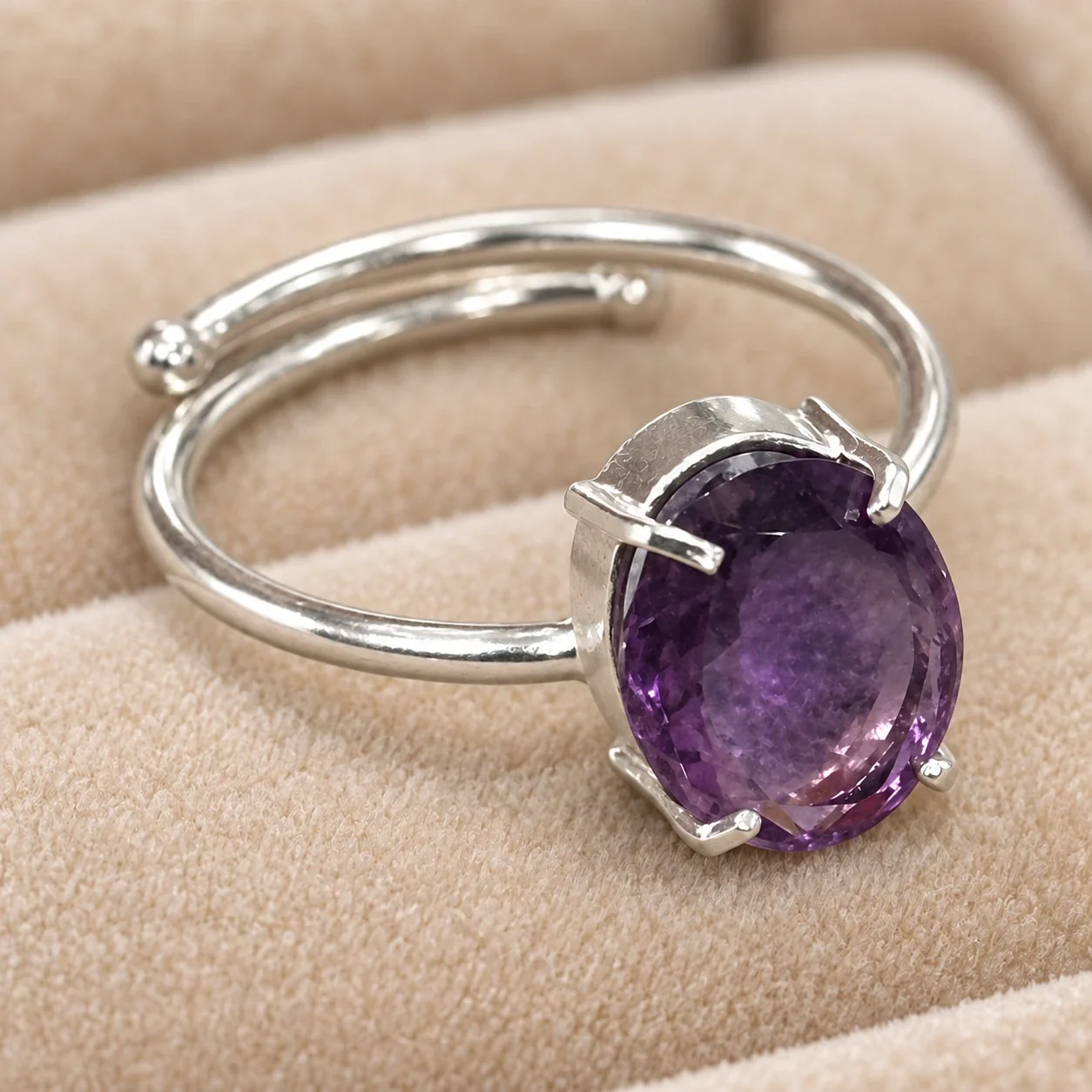 Amethyst Ring — buy online at Digveda
