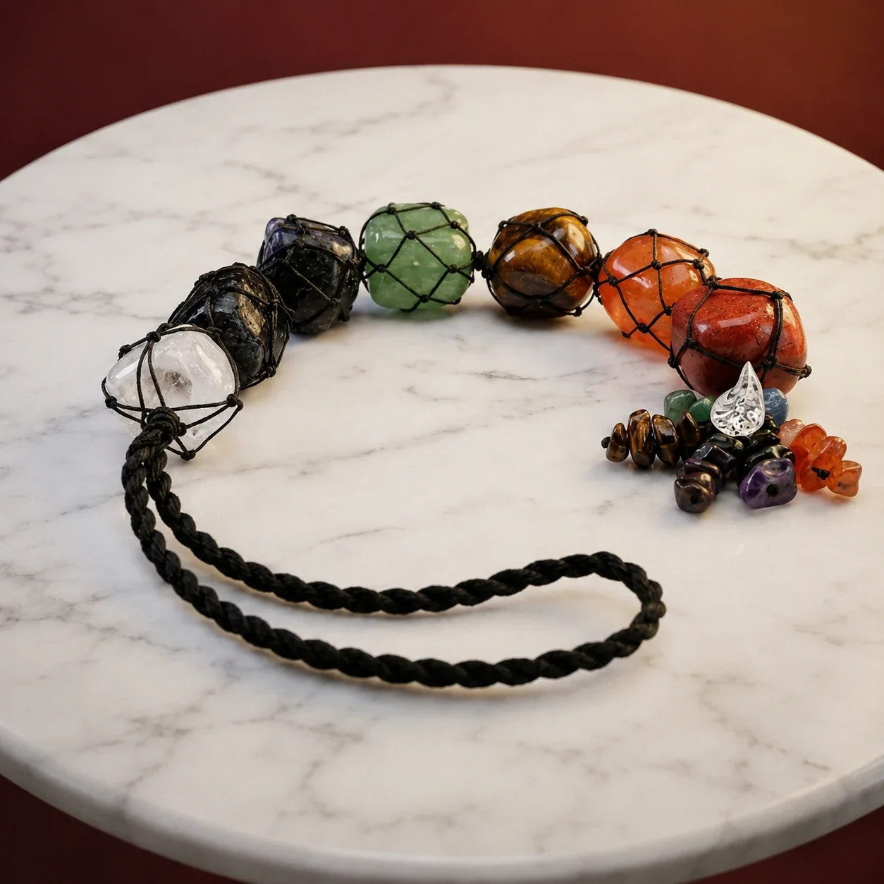 7 Chakra Tumble Stone Hanging — buy online at Digveda