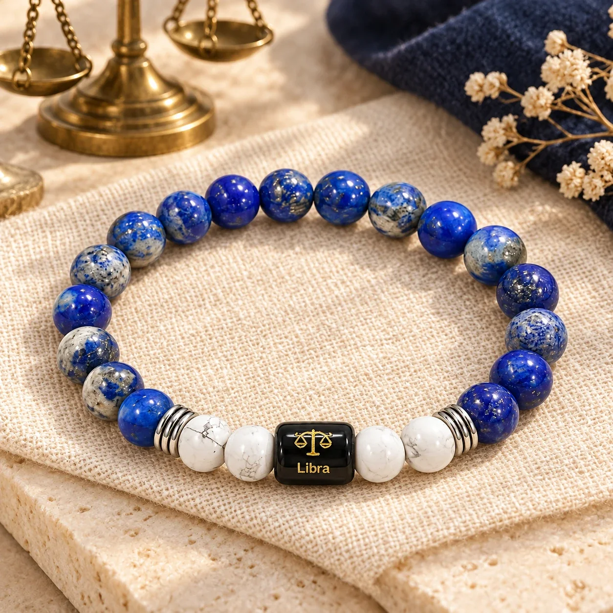 Libra (Tula Rashi) Zodiac Bracelet — buy online at Digveda