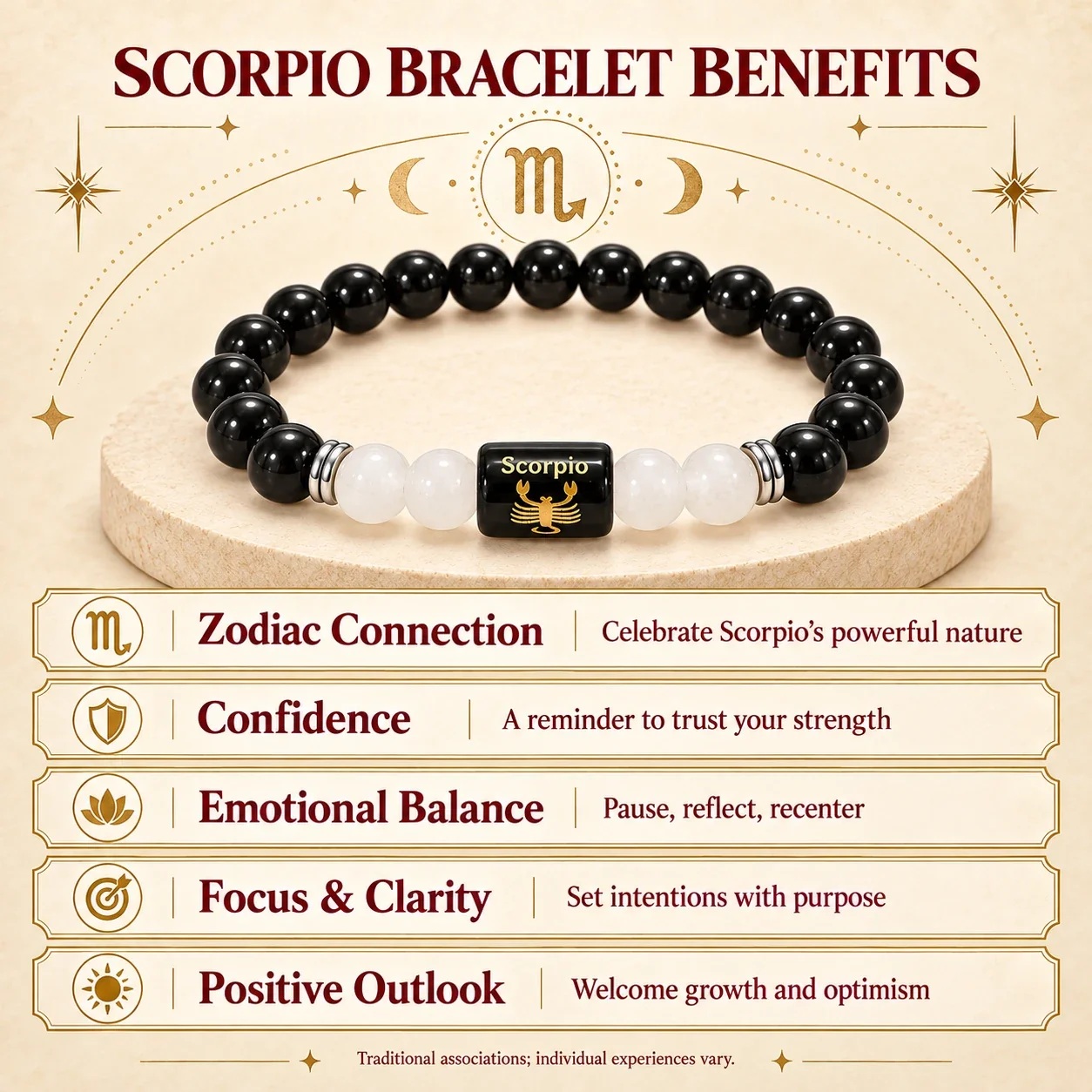 Scorpio (Vrishchik Rashi) Zodiac Bracelet — buy online at Digveda
