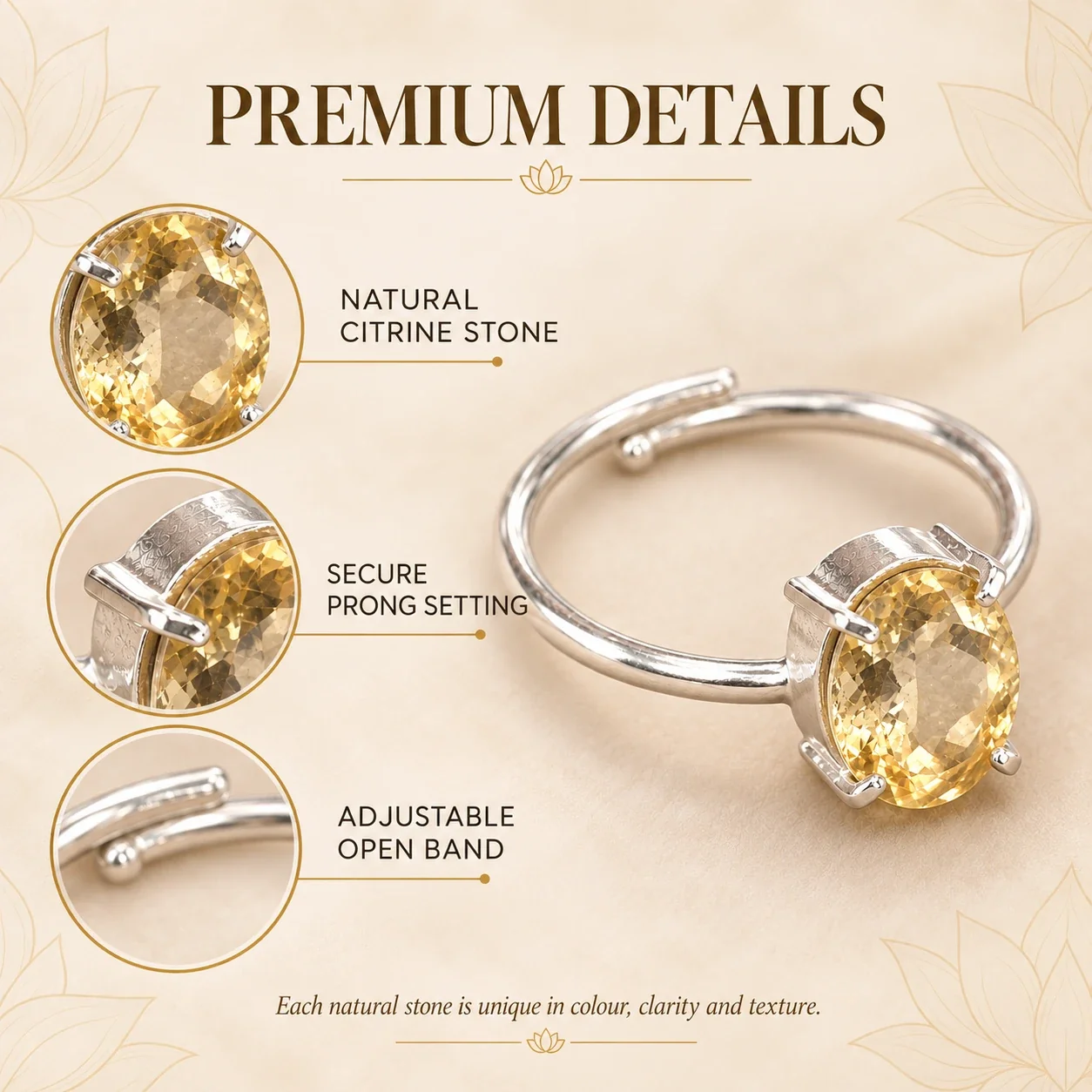 Citrine Ring — buy online at Digveda
