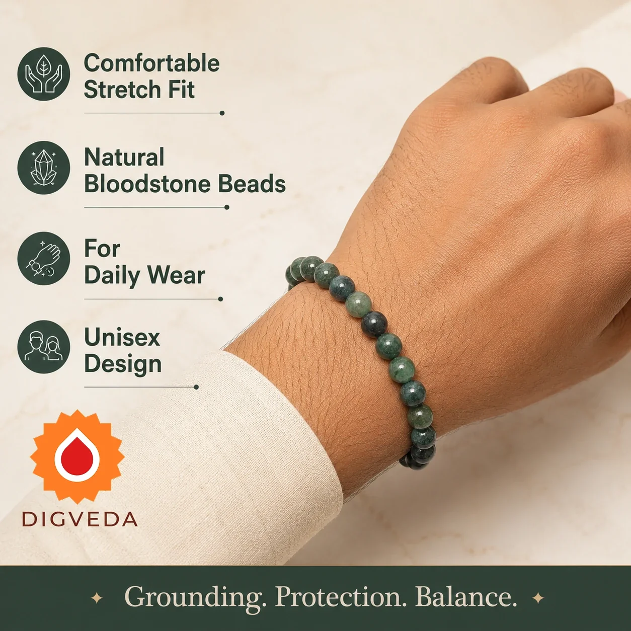 Bloodstone Bracelet — buy online at Digveda