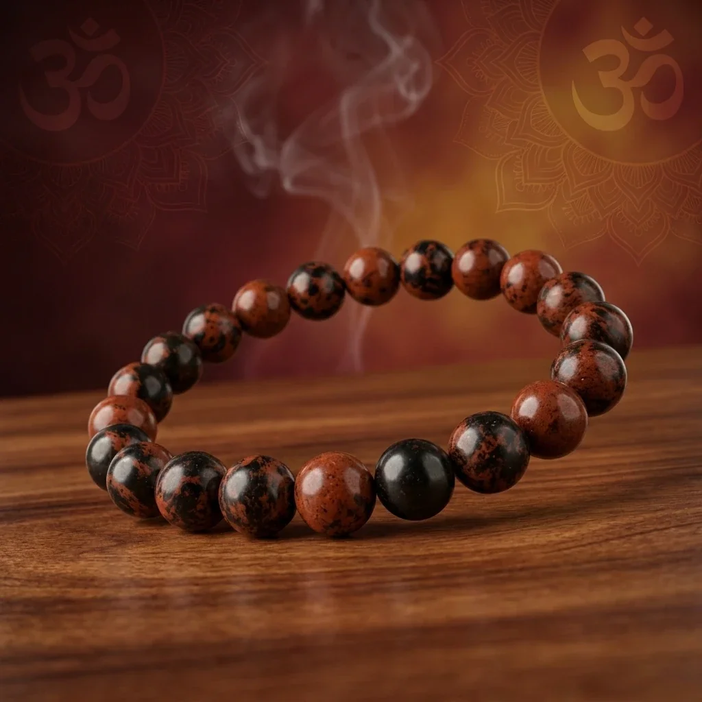 Mahogany Obsidian Bracelet — buy online at Digveda