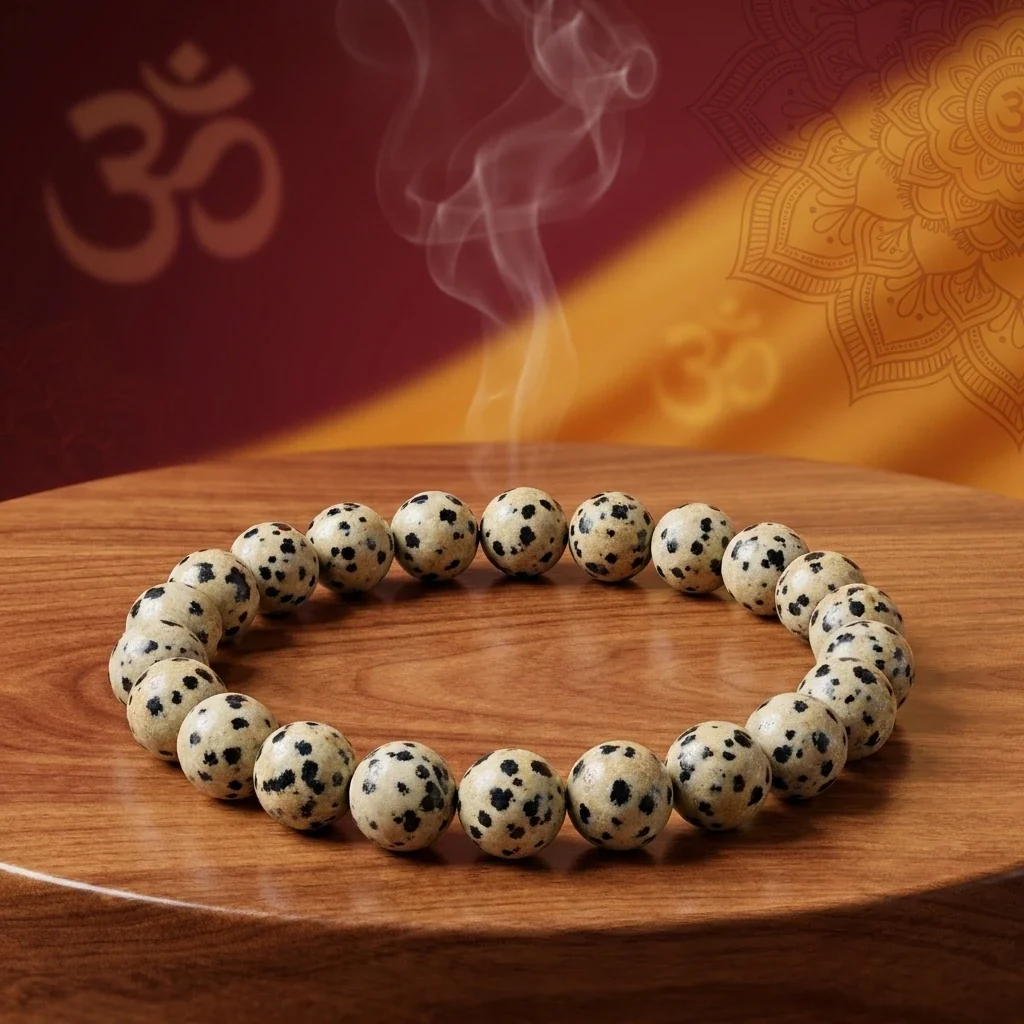 Dalmatian Jasper Bracelet — buy online at Digveda