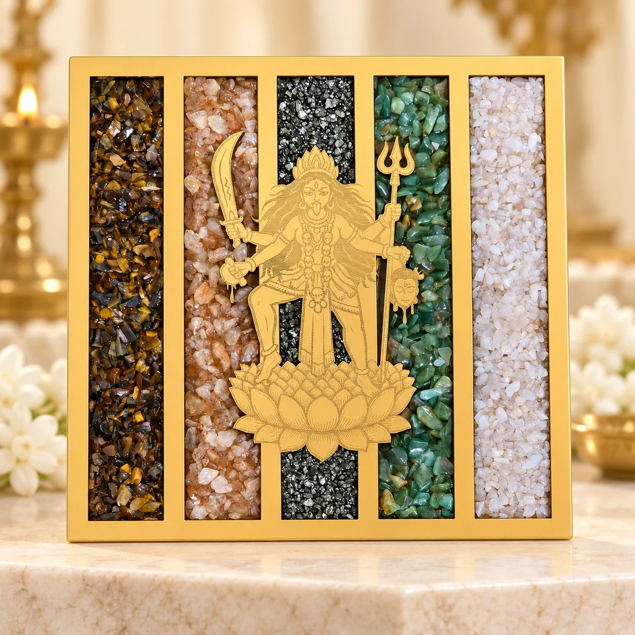 Maa Kali Dhan Yog crystal Frame — buy online at Digveda