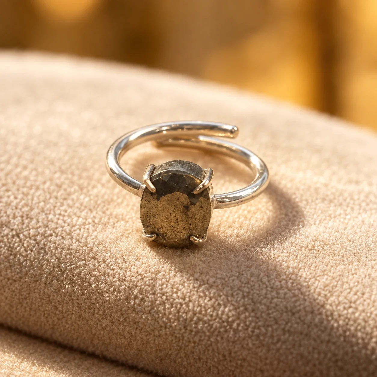 Pyrite Ring — buy online at Digveda