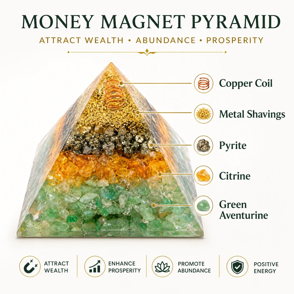 Money Magnet Pyramid — buy online at Digveda