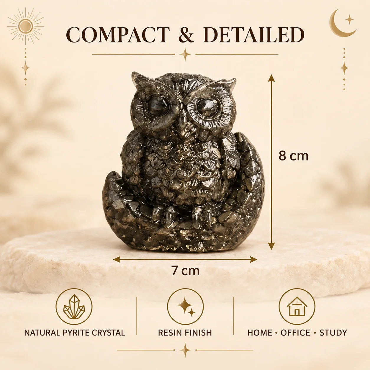 Pyrite Owl — buy online at Digveda