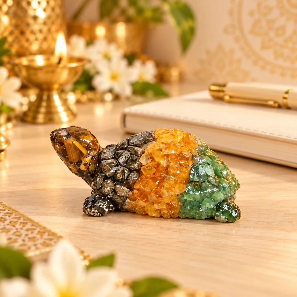 Money Magnet Crystal Tortoise — buy online at Digveda