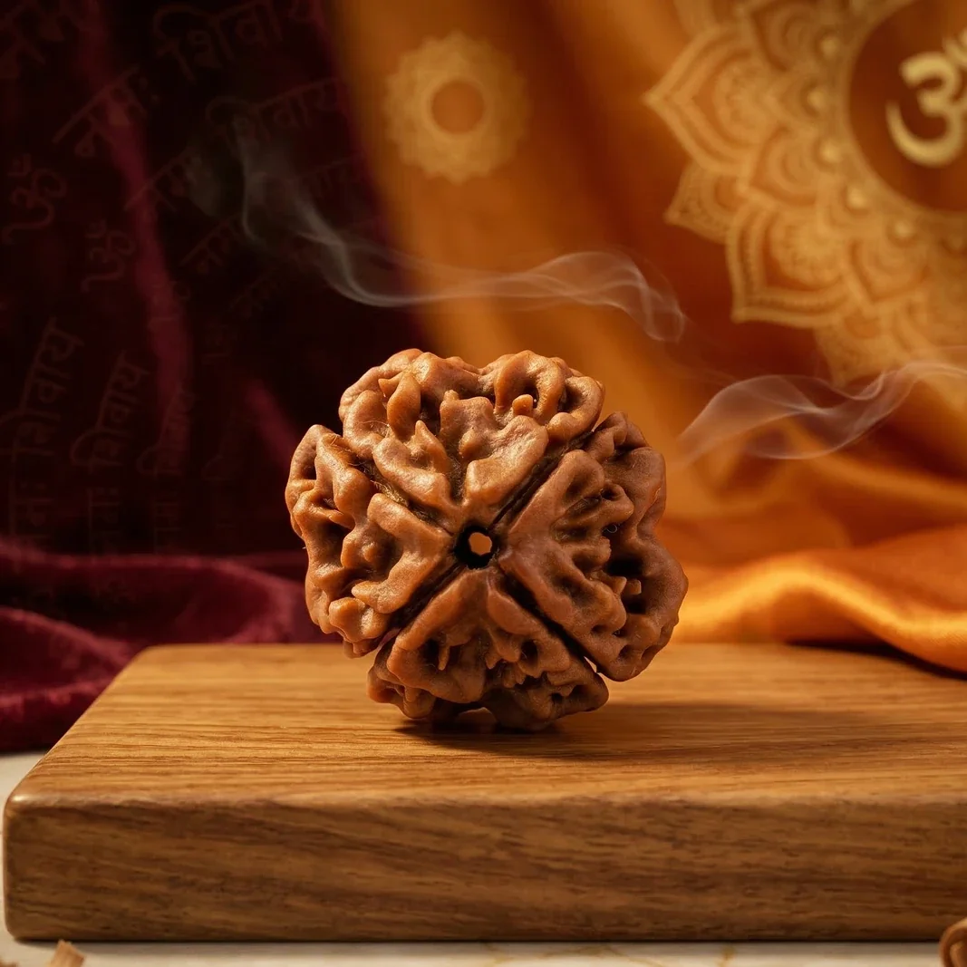 4 Mukhi Rudraksha — buy online at Digveda