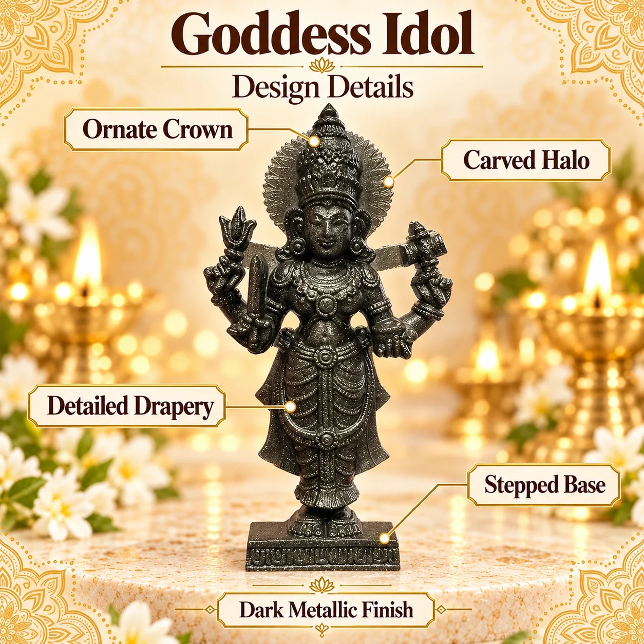 Lakshmi Goddess Idol — buy online at Digveda