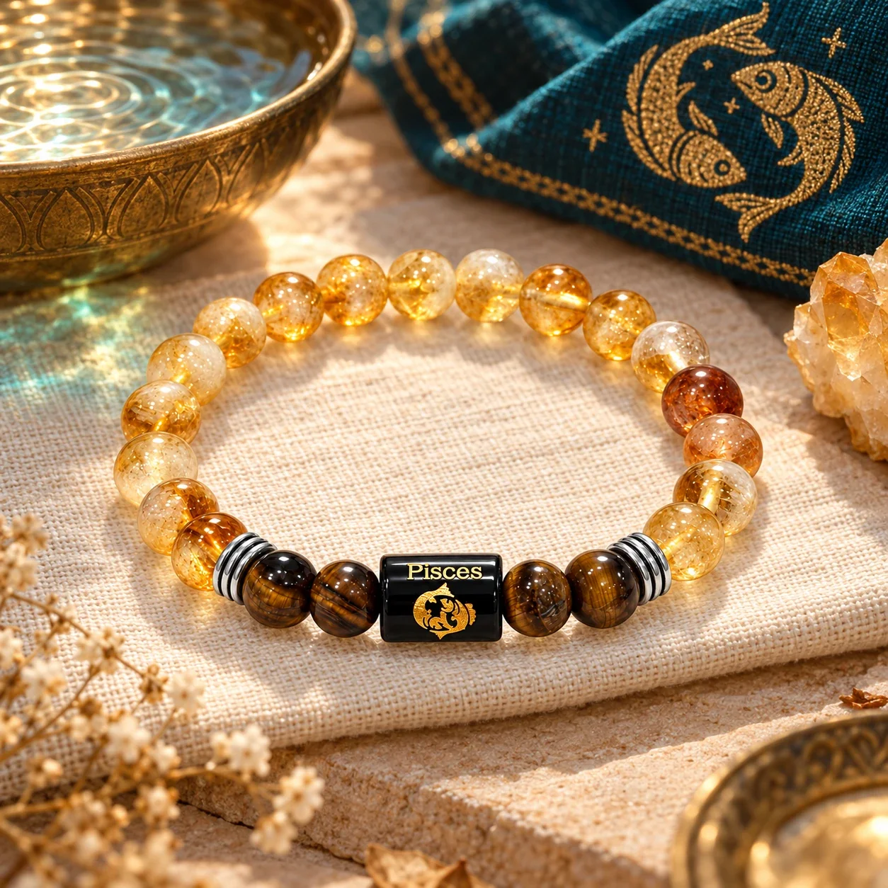 Pisces (Meen Rashi) Zodiac Bracelet — buy online at Digveda