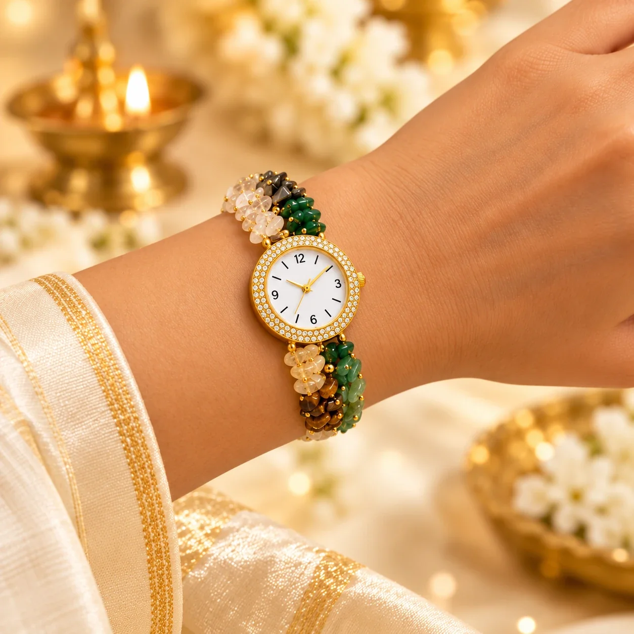 Money Magnet Crystal Chip Watch — buy online at Digveda