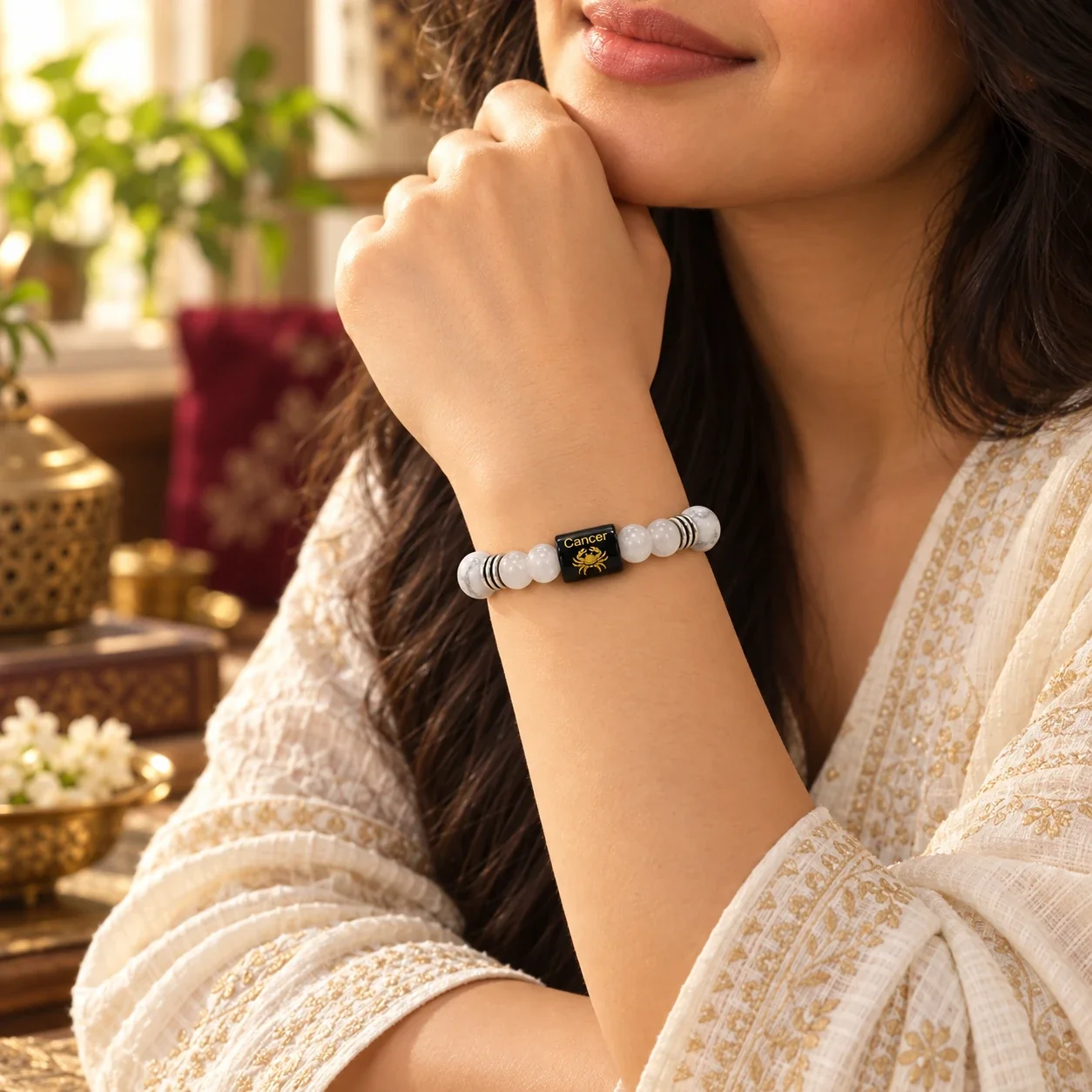 Cancer (Kark Rashi) Zodiac Bracelet — buy online at Digveda