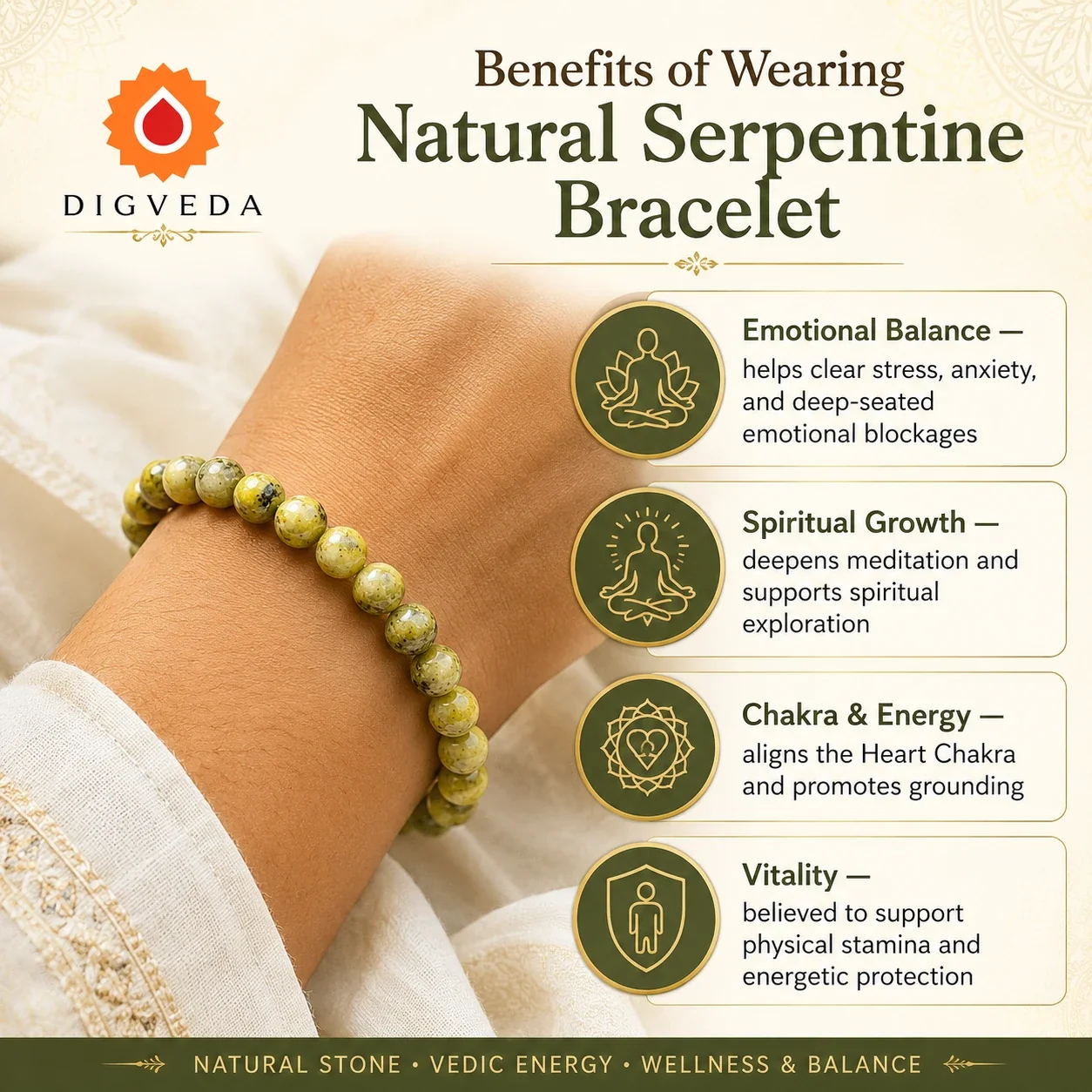 Serpentine Bracelet — buy online at Digveda