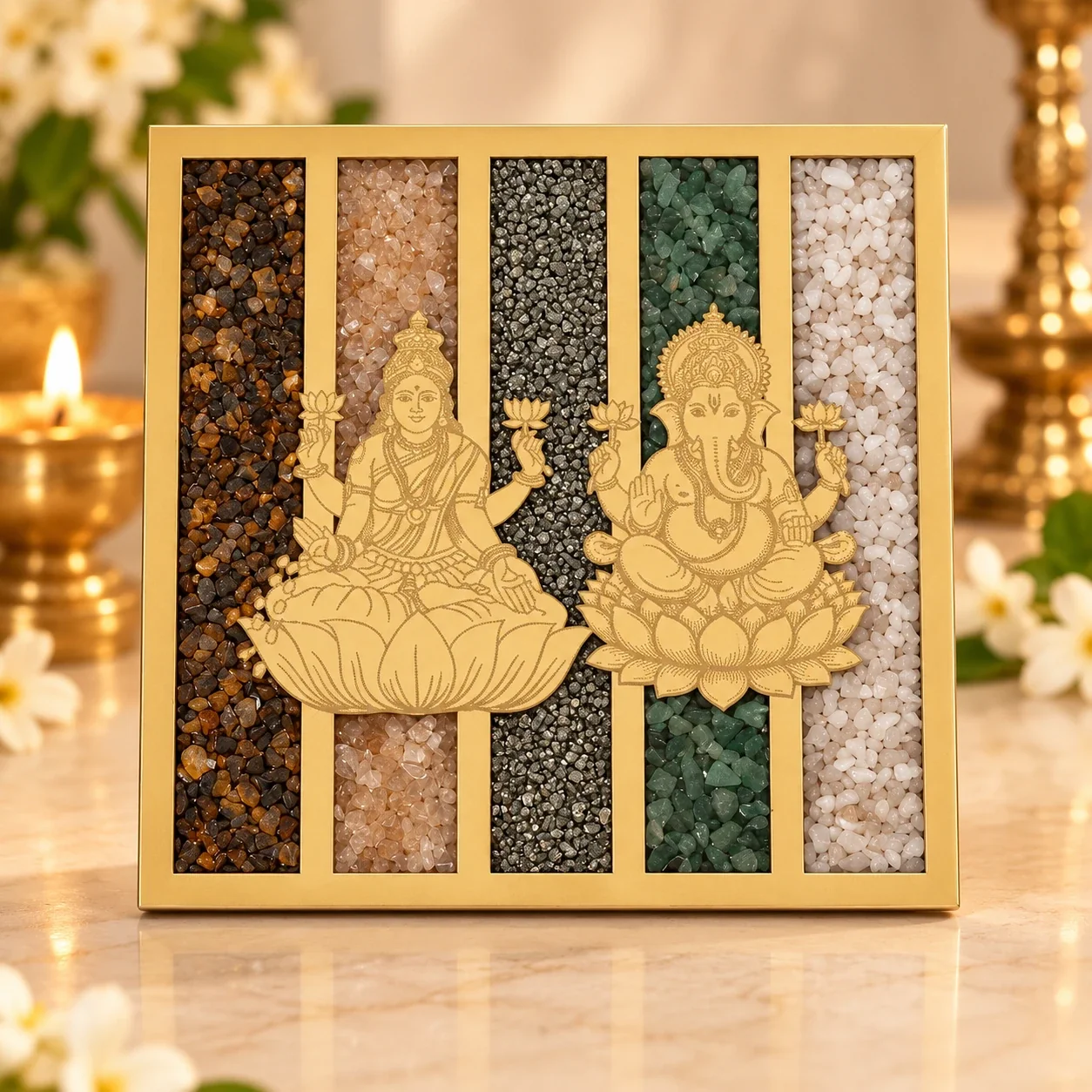 Lakshmi Ganesha Dhan Yog Frame — buy online at Digveda