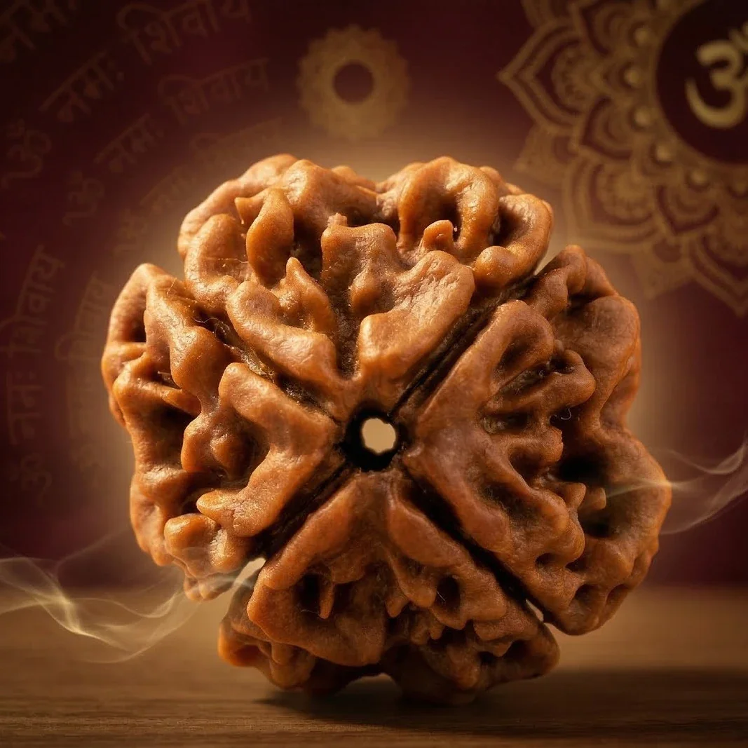 4 Mukhi Rudraksha — buy online at Digveda